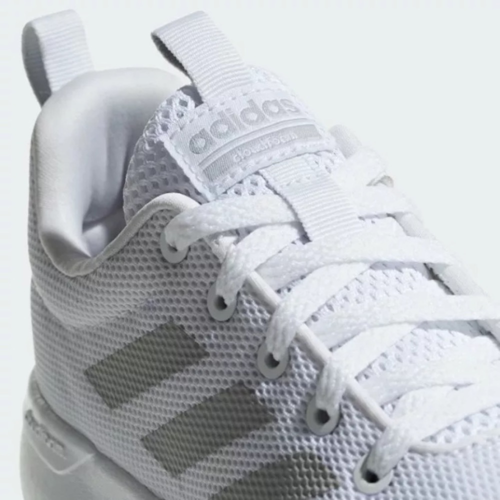 ADIDAS UNISEX YOUTH LITE RACER CLN K IN WHITE - Picture 3 of 6